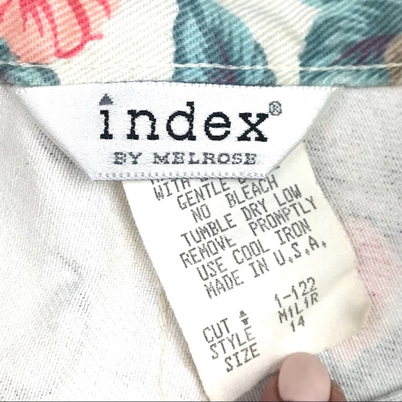 Vintage High Waisted Shorts Index By Melrose - Picture 6 of 6